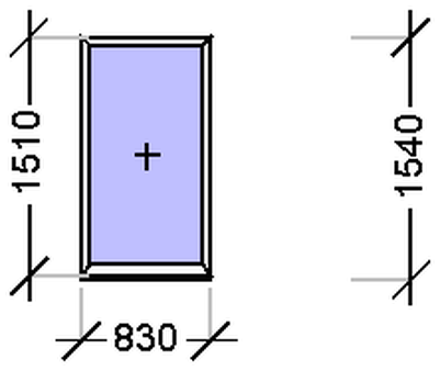IVAPER GRAU 62: Окно, Ivaper 62 мм (В), Maco, 1420х770, Белый, Белый